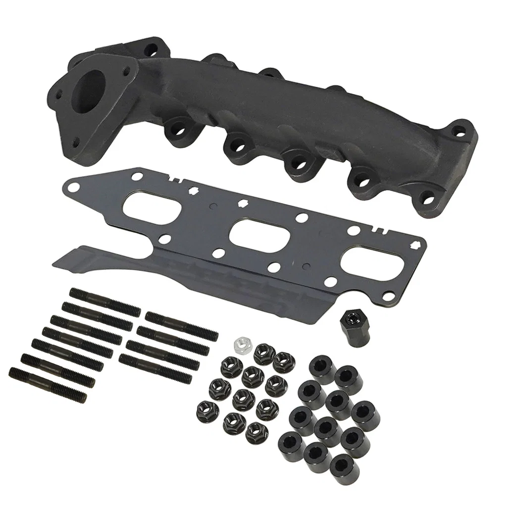 1043003 – BD DIESEL Exhaust Manifold, High-Silicon Ductile Cast Iron Gaskets Included Mounting Hardware Included